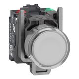 Ill PB metal white flush LED push in
