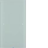 Touch sensor 1gang comf, intg bus coupling unit, KNX - R.3, glass p. w