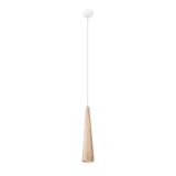 HANGING LAMP SULA 1 NATURAL WOOD GU10 IP20