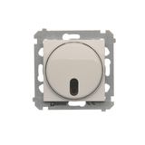 Remote controlled and push dimmer, white