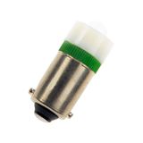 Ba9s T10X24 S.LED Green 24-28V AC/DC