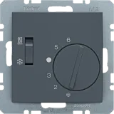 Temperature controller, changeover with heat/cooling switch, S.1/B.3/B.7, anthr. Mt.