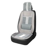 Seat mat with lumbar support and headrest AMIO-03647