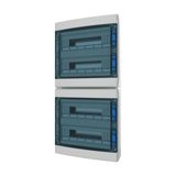 Surface Mounted Board, IP65, IK08, 4-rows 72 modules with screw termin