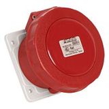 Socket 32A/400V 4-pole IP67 built-in direct