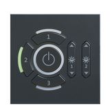 ED-CCB 01/02/03 b+c - Control point, square-edge anthracite