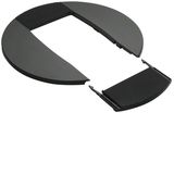 rosette, graphite black