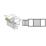 Magnetic Field Sensor For Pneumatic Cylinders   BIM-IKT-AP6X-V1131