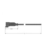 Deutsch Connector Connection Cable   DT04-3P-A-5/TXL
