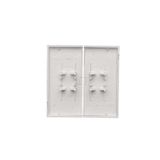 Two-way switch, (module), 10AX, quick connection, white