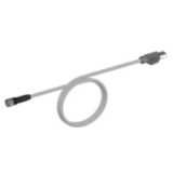 Ethernet Cat.5 extension cable, PVC, M12 straight socket / RJ45 plug,
