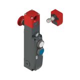 NG series safety switch with lock and integrated control devices, with actuator