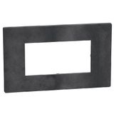Cover Plate Light Now 4 Module Dark Grey
