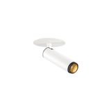 GRIP! S, recessed CL PHASE, 3000K, 29ø, IP20, cyl, wh/bl