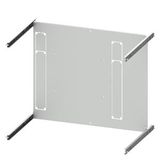 Mounting plate 3KL715, 3KA715, 3 or 4-pole, H: 450 mm W: 600 mm