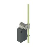 Modular prewired switch with metal revolving lever with adjustable fiber glass rod diam.6x200
