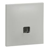 RJ11 Urbano telephone socket gray finish