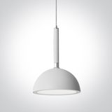 42142/W/V WHITE 10W PENDANT CCTV 48V IP20 MINI/MIDI/MAXI/P&P