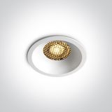 10110DH/W/V WHITE 10W CCTV HONEYCOMB IP20 230V DARK LIGHT