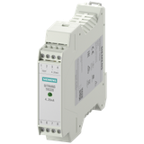 SITRANS TR320 Temperature transmitter for rail mounting, with one configurable input and a galvanically isolated 2-wire output.