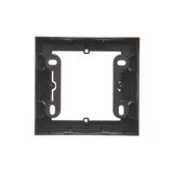 IP54 single socket outlet with Schuko earthing and shutters - transparent flap, white, 16A