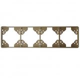 FOUR-GANG HORIZONTAL FRAME CHAMPAGNE