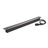 DASAR® 1200, recessed floor light, 34W, 3000K, IP65/IP67, square, stainless steel