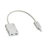 Test cord AsLe LSA, test cord with test plug, for LSA connection strips, 2-pole with 2 sockets