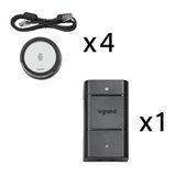 KIT 4 WIRELESS POWER CHARGERS 15W ALU DIAM 80 TO CONECT WITH CABLE