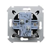 Switch with motion sensor and relay, Silver matt, metalic