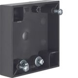 Surface-mounted housing flat surface-mounted, Integro Flow, anthracite