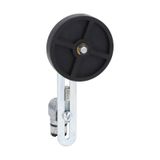Operating heads, adjustable offset rubber roller lever Ø19x5mm