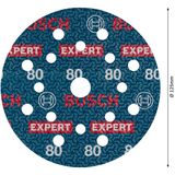 Sanding foil Expert O780,125mm,80,6