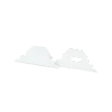 STRIPLINE ENDCOVER KIT CORNER VALKOINEN