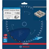 Circular saw blade Expert for Construct Wood 190 x 30 x 2,0 mm, 24