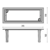 INSERT+2 ADAPTER ANTHRACITE