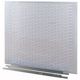 XPC0913 Cover, transparent, 2-part, section-height, HxW=900x1350mm