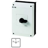 T5B-4-3/I4 Star-delta switches, T5B, 63 A, surface mounting, 4 contact unit(s), Contacts: 8, 60 °, maintained, With 0 (Off) position, 0-Y-D, Design number 3