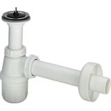 Bottle trap with outlet 11/4"x32, white