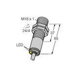 Photoelectric Sensor Diffuse Mode Sensor with Fixed-Field Background Suppression   M18SN6FF50