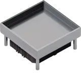 tehalite. VE-EE Cover Solid IP54 20kN EKSQ06 200X200 25mm Stainless Steel