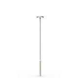 Stepped pole SAGA 4S RAL 9006