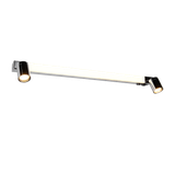 Enrico H2O LED + 2xGU10 wall lamp 90 cm chrome