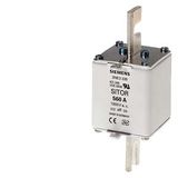 SITOR fuse link, with slotted blade contacts, NH2, In: 400 A, gR
