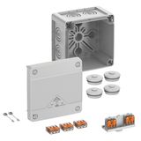 Junction box, Type of protection IP66/IP67/IP69, max. 4², IK09, Protection class II, Ui 450V AC, Ui 450V DC, DLG, DNV, VDE, Halogen free