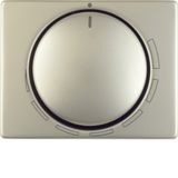 Cover. + rotary knob for speed controller, berker Arsys, stainless steel