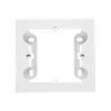Single surface mounted box, white matt