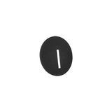 ZUB Insert Slide, Cover round-slot Ø83mm black