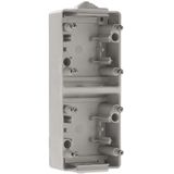 DOUBLE VERTICAL BASE GREY