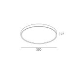 ROSONE TONDO 12X VERTICALI D350 BI